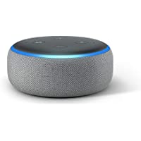 Echo Dot (3.ª generación) - Altavoz inteligente con Alexa- tela de color gris oscuro